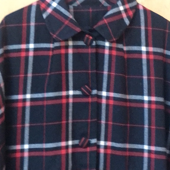 Highland Queen virgin wool fringed button poncho - Picture 3 of 7